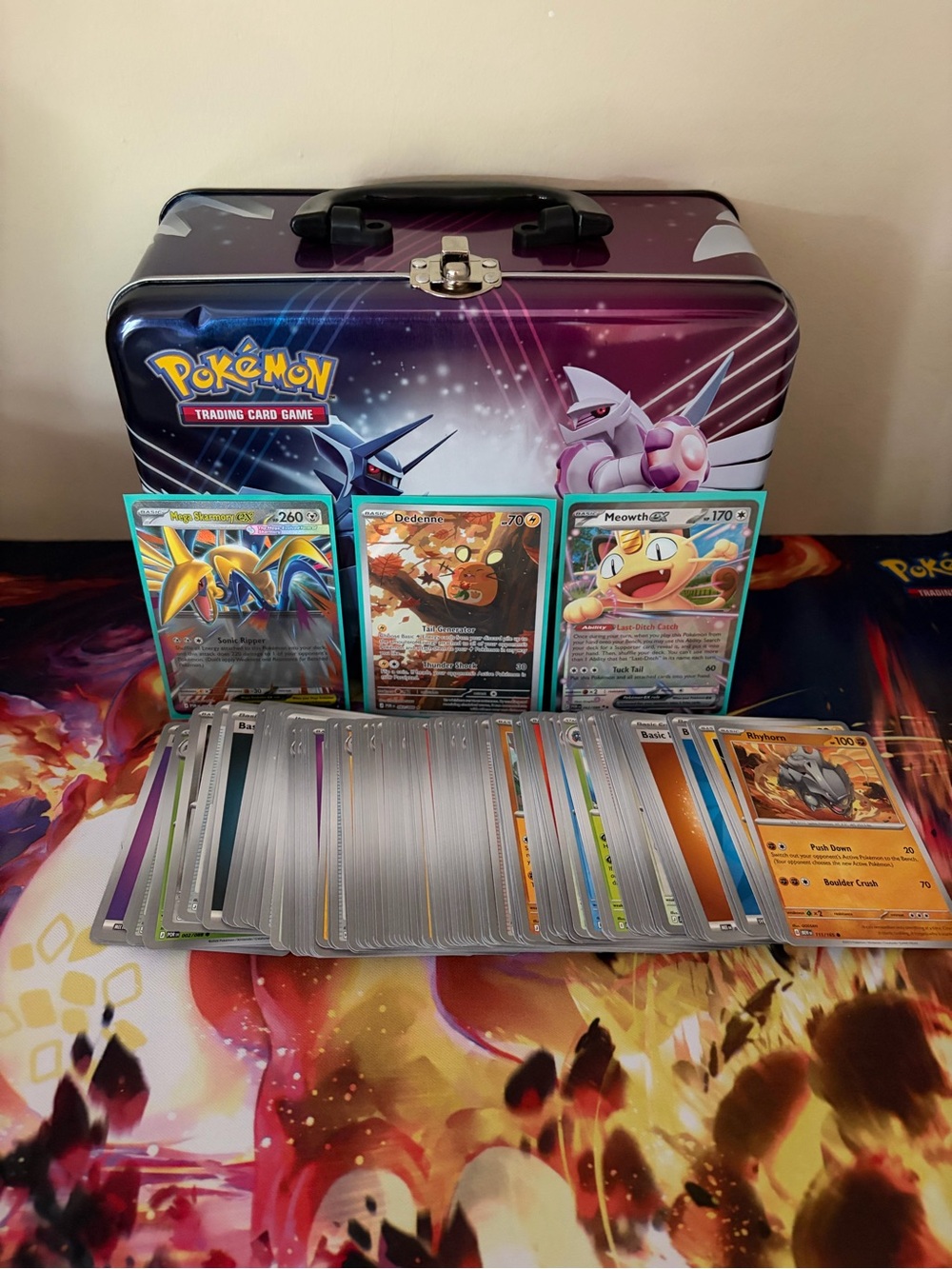 Pokémon Trading Card Game: Assorted Holo & Regular Cards - Dedenne and Meowth